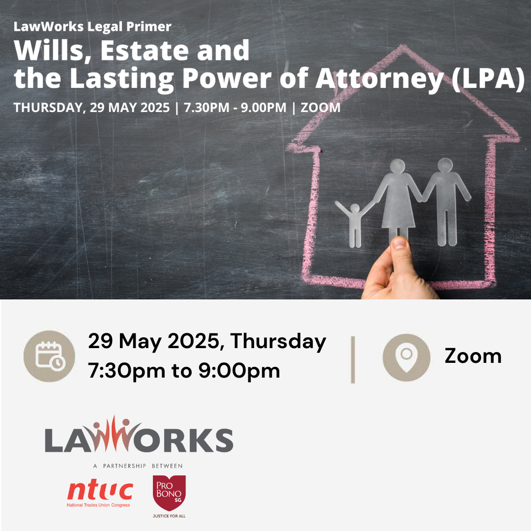 LawWorks Legal Primer: Wills, Estate, and the Lasting Power of Attorney (LPA), webinar