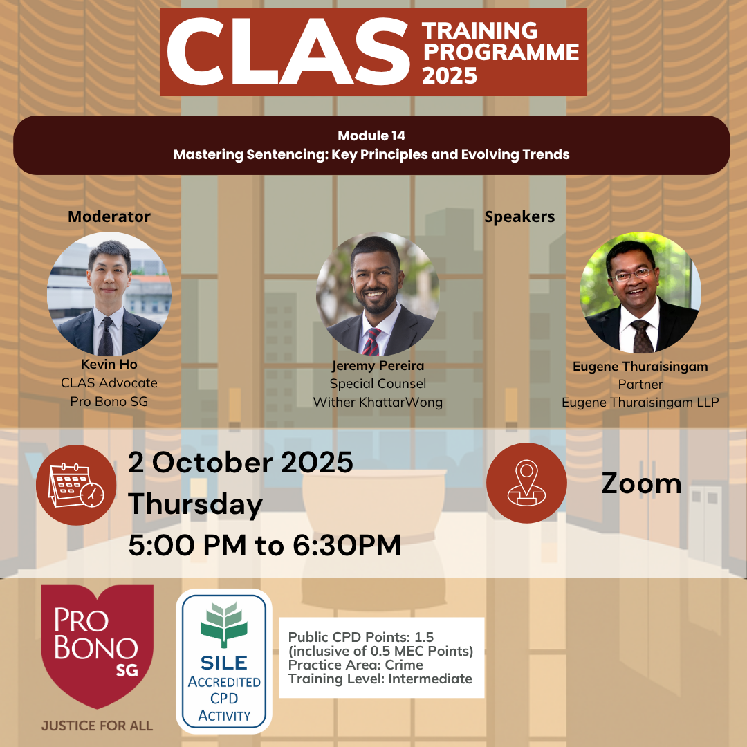CLAS training programme 2025: Mastering Sentencing
