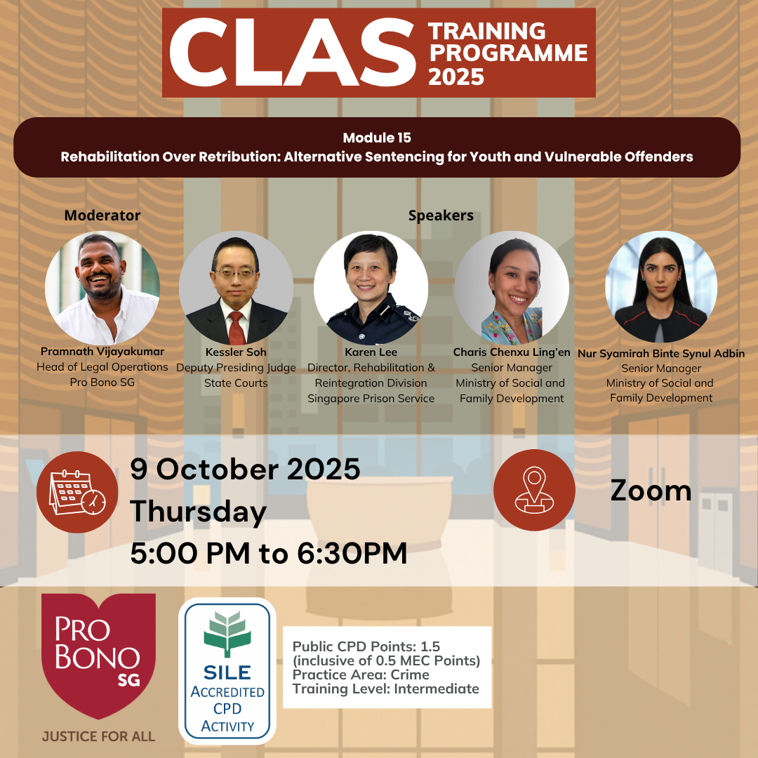 CLAS training programme 2025: rehab over retribution