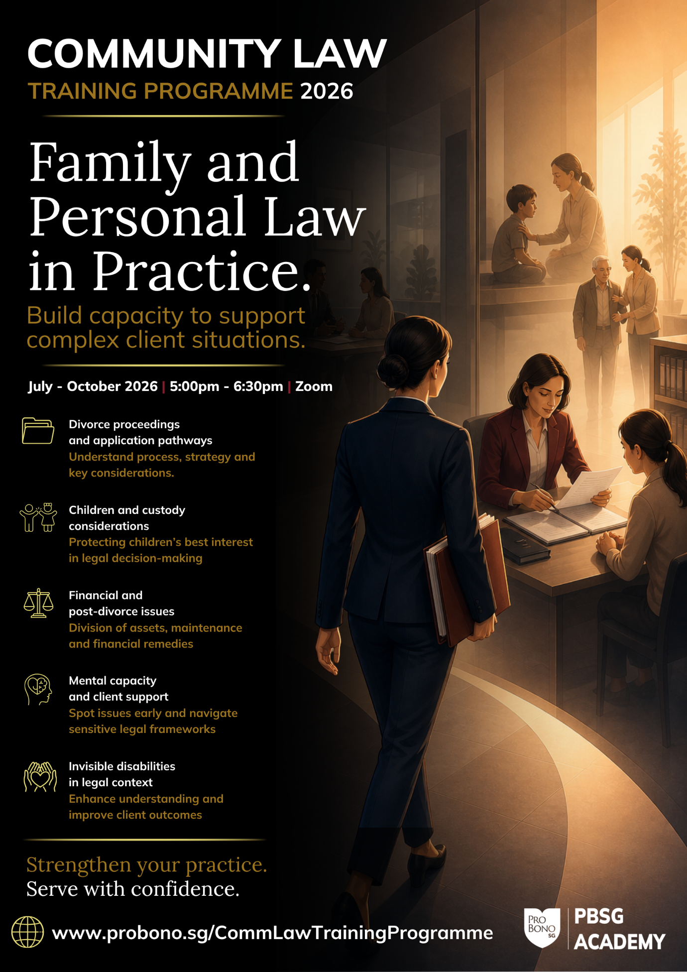 Community Law Training Programme 2026 Banner